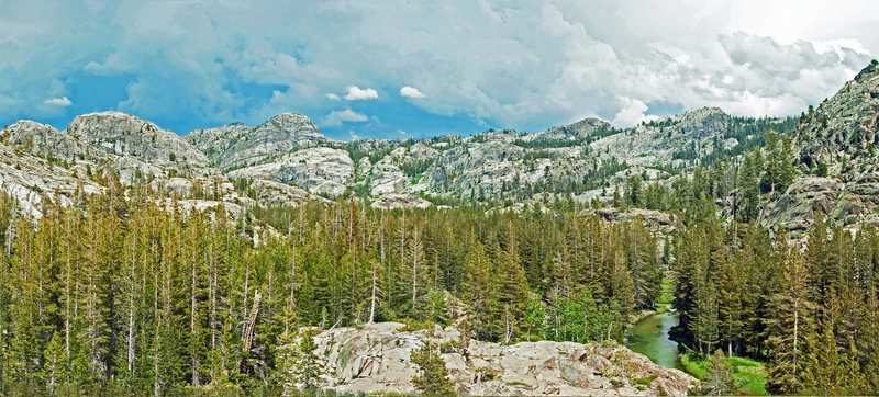 The trail to Jack Main Canyon can be beautiful, but beware of the mosquitoes. They can be terrible over a few of the miles.