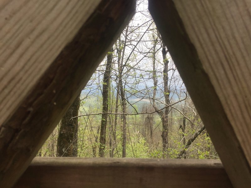 A peek of the Black Fork Mountain from the bridge.