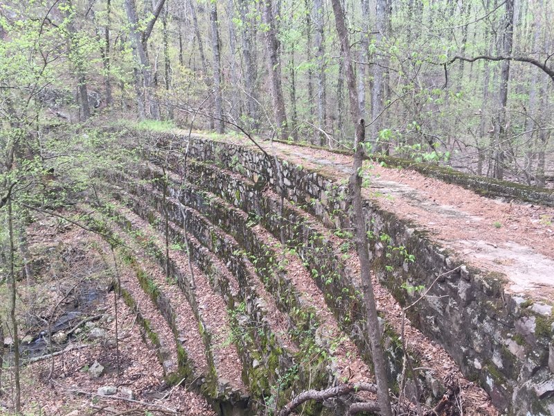 The dam on the Bomber Trail.