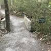 Cameron Bridge near the trailhead of the Appomattox River Regional Park trail network.