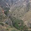 Devil's Hall Trail is down in this striking canyon.