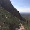 The Bear Canyon Trail offers nice views looking along the north side of the canyon and down to the plains.