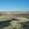 The Carlsbad Caverns Visitor Center sits on the hillside far across the canyon.