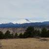 Long's Peak and Mt. Meeker command the skyline from Rabbit Mountain.