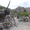The old settlers cabin at the top of the La Madre Spring Trail.