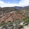 View of the Keystone Thrust from the end of the trail.