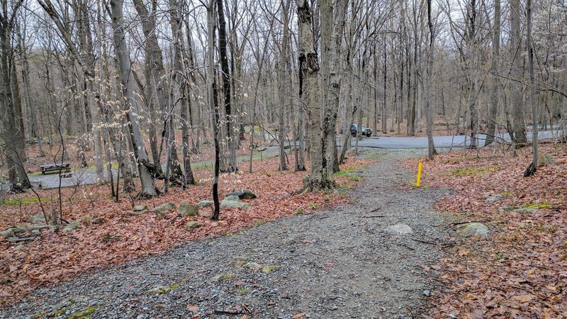 Oh well, civilization again. Here is the campground just off Yellow Trail.