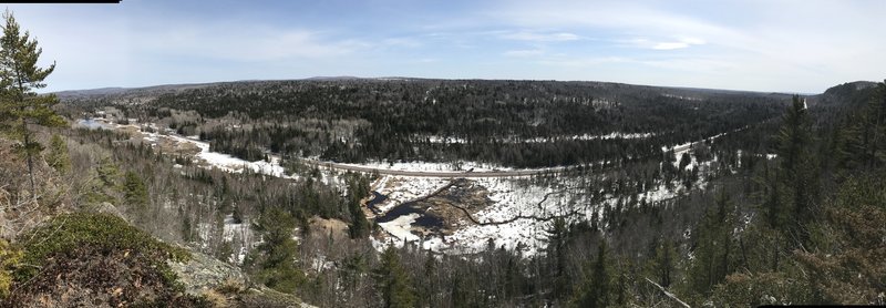 The top of Obsession Upper Trail offers amazing views!