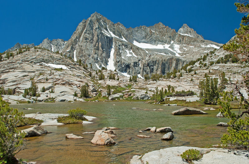 Sailor Lake towards Mt Haeckel, on the right.