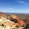 Looking out over the city of Las Vegas.