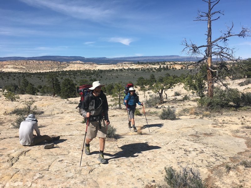 Above Antone Flat, a sandy, hot crossing.