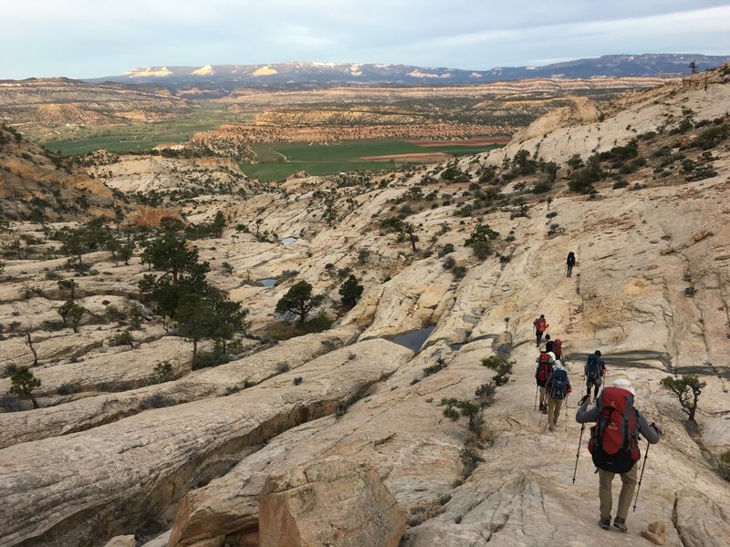 Down the final stretch to Escalante.