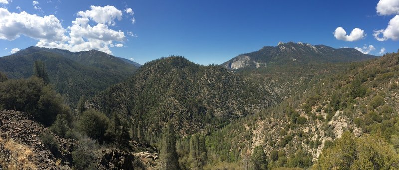 Great views down in to the Kern River.