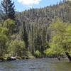 There is great fly fishing along the Kern River.