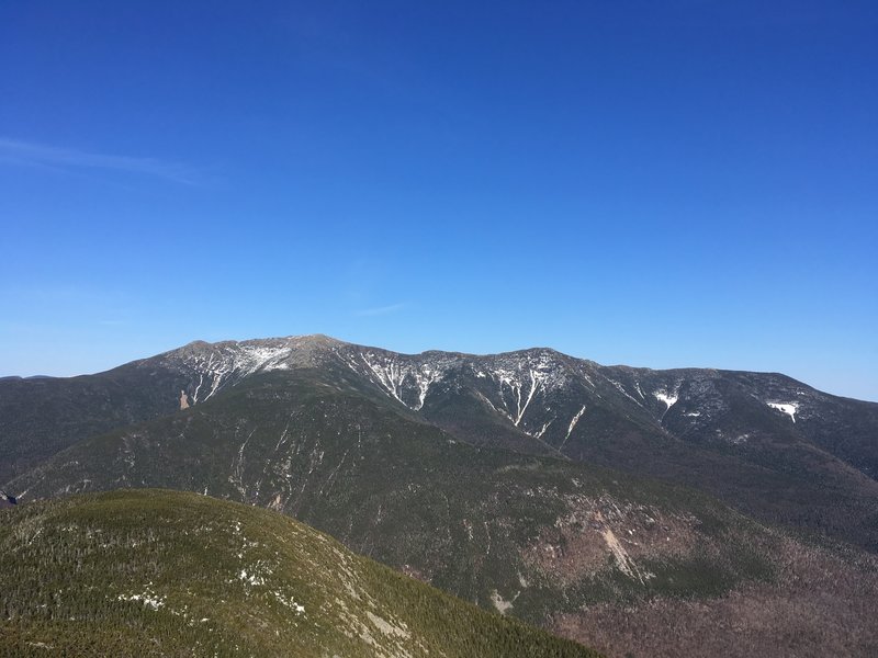 The view of Franconia Ridge from Cannon Mountain.