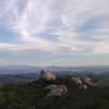 90-degree panorama from the Mt. Woodsen Trail centered SSW.
