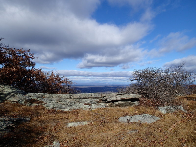 Enjoy a great view west from the ridge.