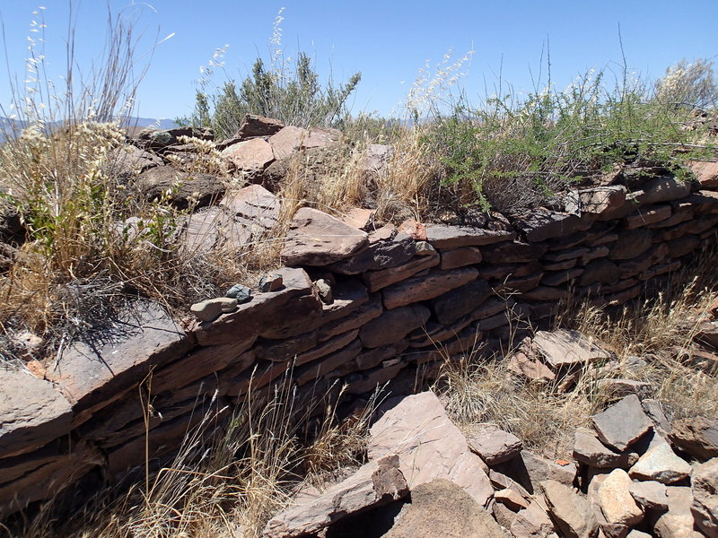 Check out the foundation of the pueblo while you're out here.