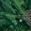 It's a long way down if you look over the side of the trestle.