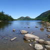 Jordan Pond is gorgeous from its southern end.