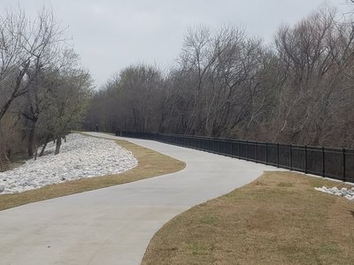 The Campion Trail offers a beautiful smooth tread and pleasant views.