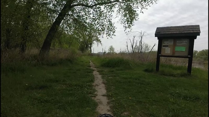 Start of the west loop.