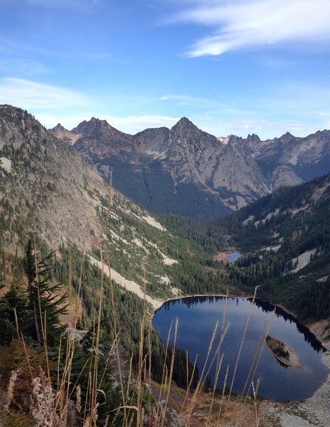 Overlooking Lake Ann.