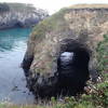 Mendocino coastal cave.