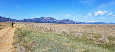 The reward you get after climbing the steep hill on the Coalton Trail.