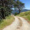 Lyons Ranch Trail is mostly smooth doubletrack.