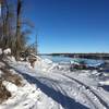 Winter breathes new life into the Cross Ranch State Park Interpretive Trail.