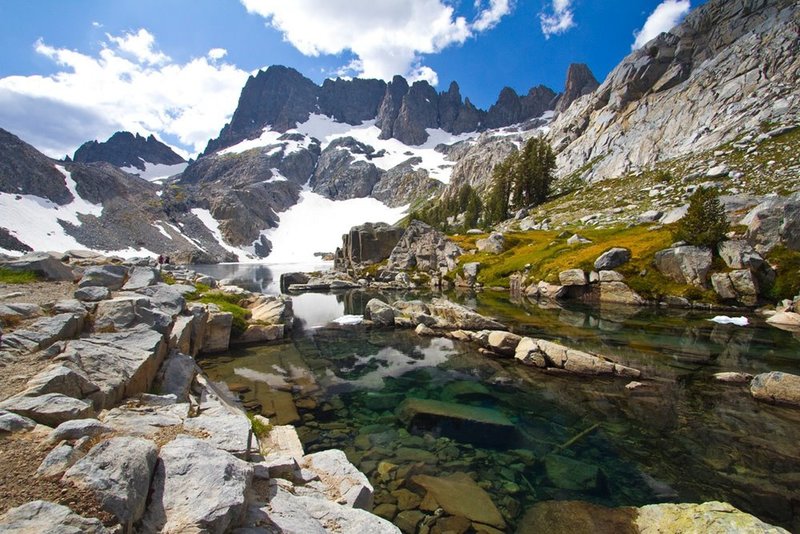 Iceberg Lake, CA. (day hike from our Ediza Lake backpacking trip)