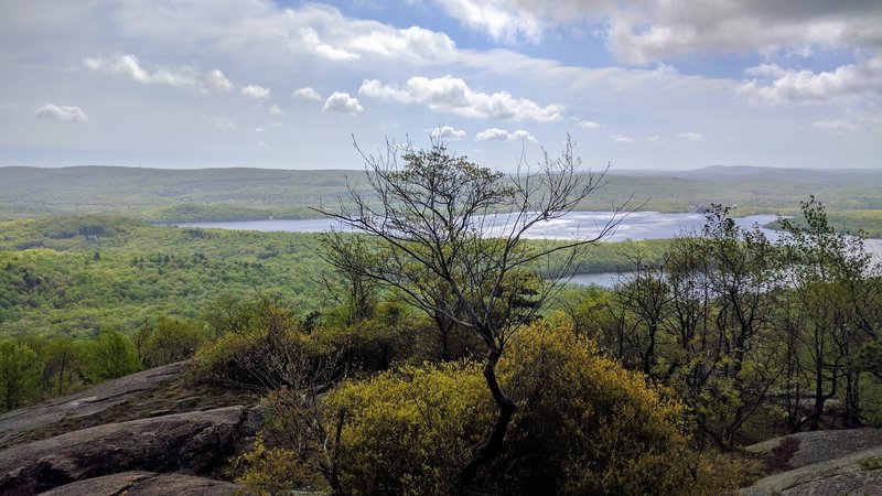 Wyanokie High Point offers a beautiful view in the spring.