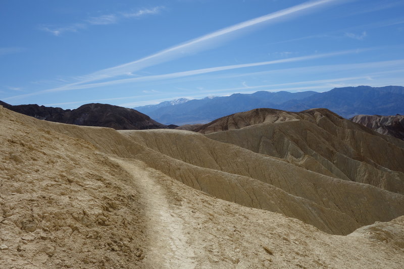 Golden Canyon offers great desert views along the trail.