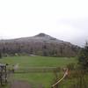 Enjoy a pleasant view of Haw Orchard Mountain from Massie Gap.