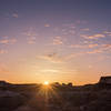 The sun rises over Bisti De Na Zin Wilderness Area.