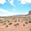 The parking area for Reflection Canyon is seemingly in the middle of nowhere, but that's because it is.