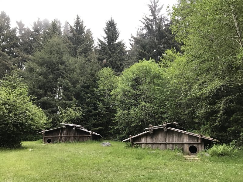 The Sumeg Village of the Yurok Tribe is worth checking out in Patrick's Point State Park.