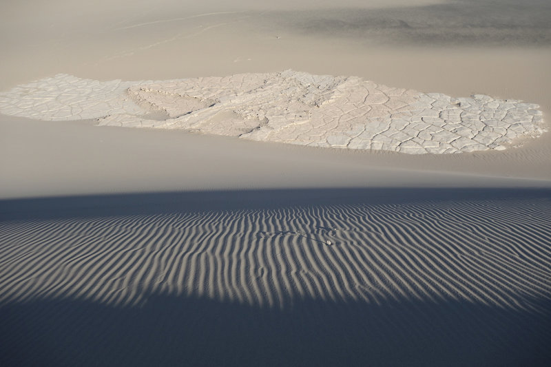 Lines and polygons are there if you look at Mesquite Sand Dunes.