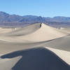 Curved space, if not time, exists at Mesquite Sand Dunes.