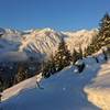 6000' glacier-coated peaks provide Girdwood with its stunning backdrop.