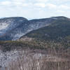 Enjoy pleasant winter views from the summit of Slide Mountain.