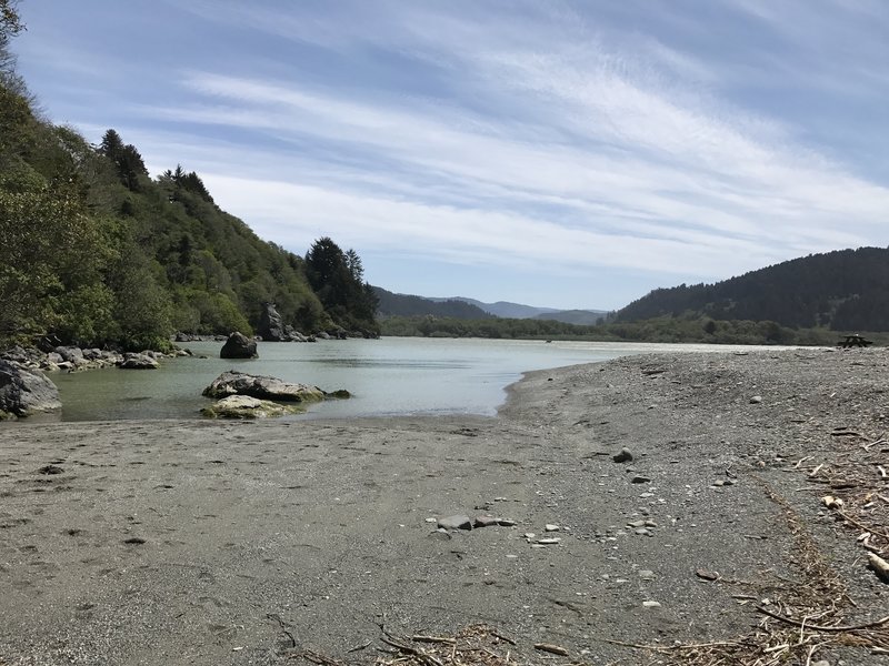 Klamath River Estuary is quite beautiful.