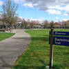 Wilmot Gateway Park is green and beautiful.