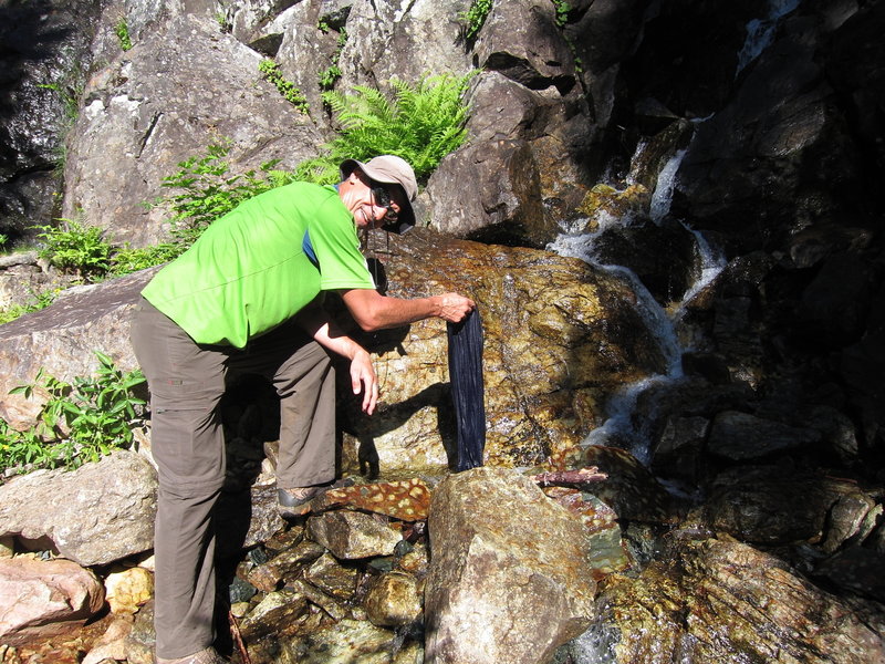 Delate Creek makes for a good spot to fill up on a Spectacle Lake adventure.