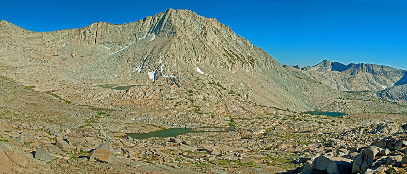 This view looks over the upper Blue Canyon Basin from near Blue Canyon Pass.