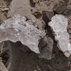 Keep your eyes peeled for large masses of crystals on the trail.