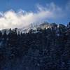 A storm moves in on the Sutton Mine Trail. Despite heightened avalanche conditions, the trail is a thrill both in summer and winter.