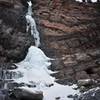 Lower Cascade Falls becomes encased in ice come winter.