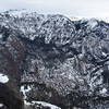 Ouray and the Amphitheater shine after a dusting of snow.